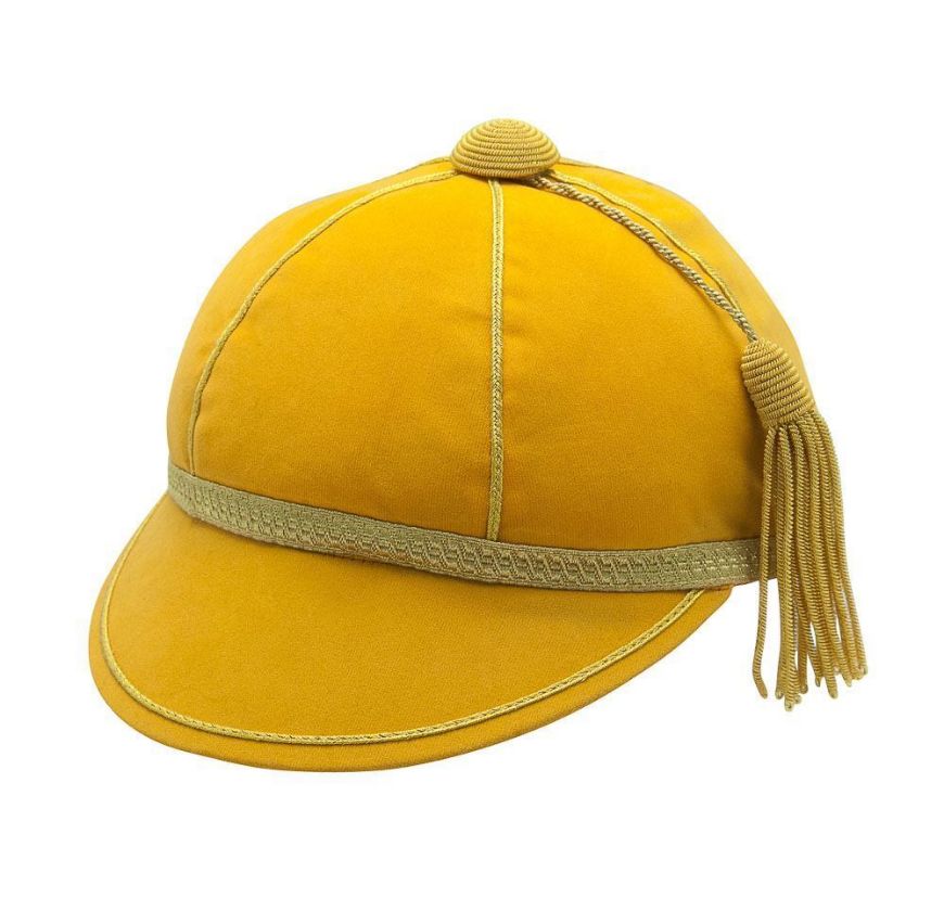 Picture of Honours Cap Dark Gold With Gold Trim