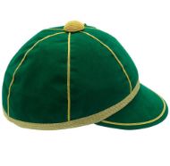 Picture of Honours Cap Dark Emerald With Gold Trim