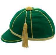 Picture of Honours Cap Dark Emerald With Gold Trim