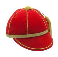 Picture of Honours Cap Red With Gold Trim