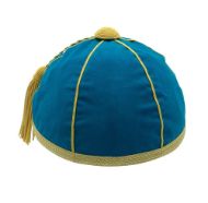 Picture of Honours Cap Pale Blue With Gold Trim