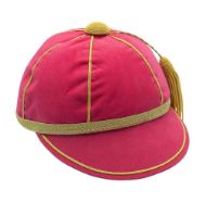 Picture of Honours Cap Cerise Pink With Gold Trim
