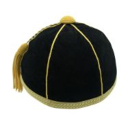 Honours Cap Black With Gold Trim view of the back