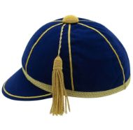 Picture of Honours Cap Dark Royal With Gold Trim
