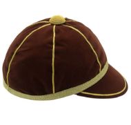 Picture of Honours Cap Dark Brown With Gold Trim