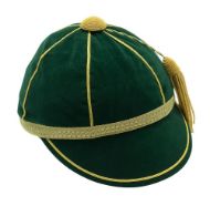  Honours Cap Bottle Green With Gold Trim front right view