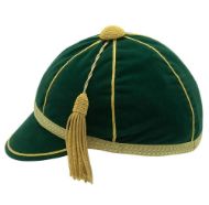  Honours Cap Bottle Green With Gold Trim left side view