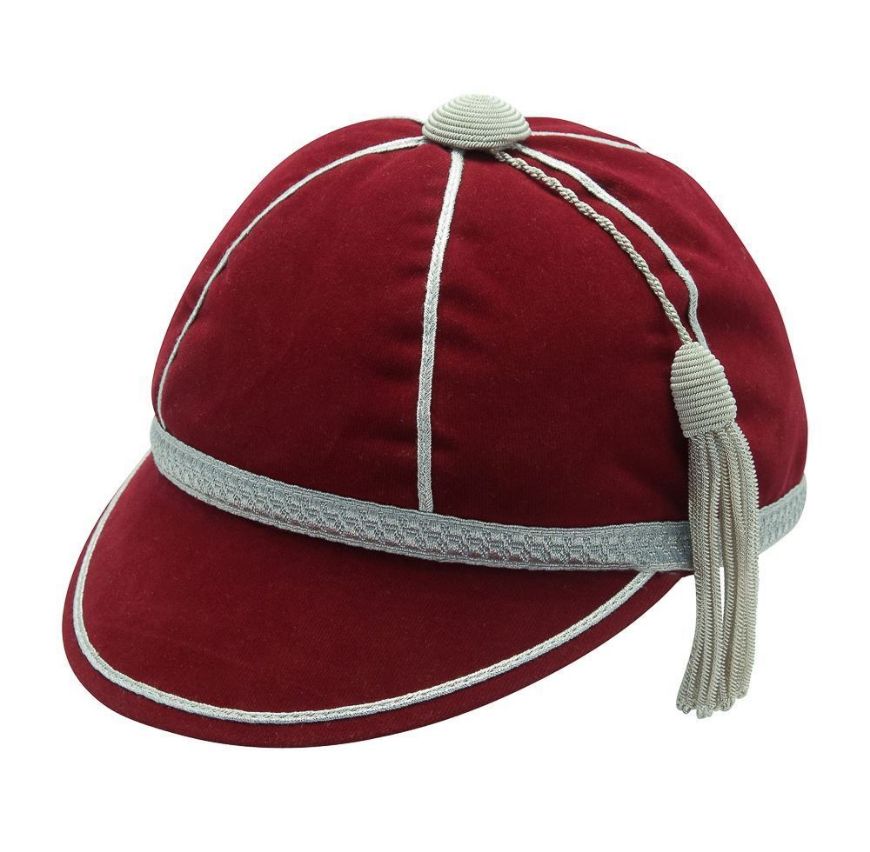 Picture of Honours Cap Wine With Silver Trim