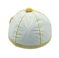 White Honours Cap with Gold Trim