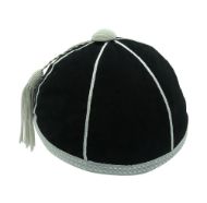 Honours Cap Black With Silver Trim back view