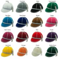 A collection of coloured plain honour caps
